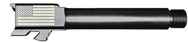 American Flag Logo Glock 19 Threaded Barrel 9mm – Black