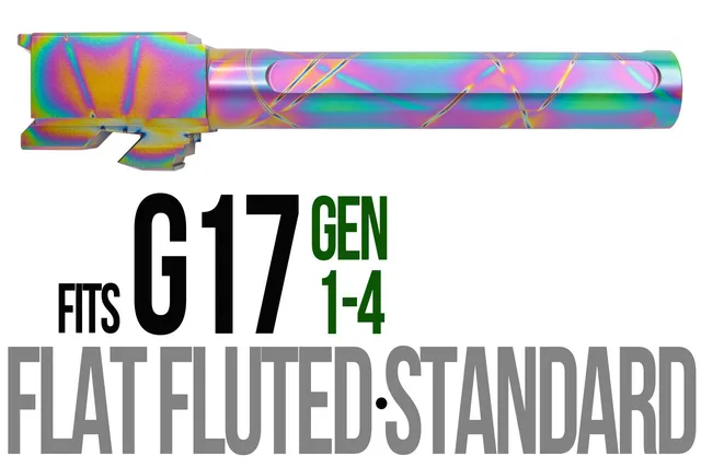 Glock 17 Barrel 9mm – Flat Fluted Python