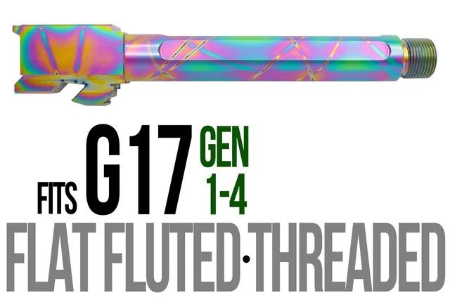 Glock 17 Threaded Barrel 9mm – Flat Fluted Python
