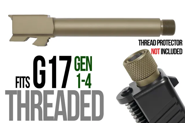 Glock 17 Threaded Barrel 9mm – Dark Earth