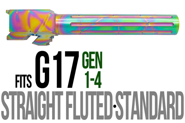 Glock 17 Barrel 9mm – Straight Fluted Python
