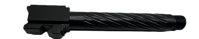 Glock 17 Threaded Barrel 9mm – Thin Spiral Black
