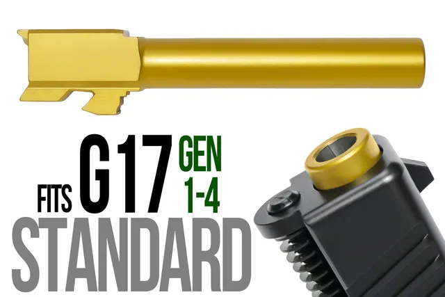 Glock 17 Match Grade Barrel 9mm – Gold