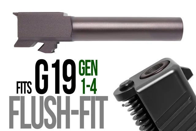 Glock 19 Flush Fit Barrel 9mm – Plum