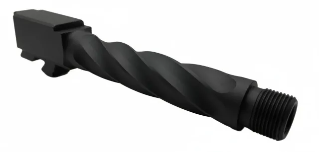 Glock 19 Threaded Barrel 9mm – Chunky Spiral Black