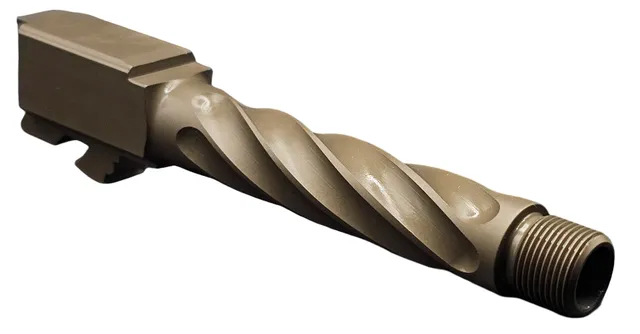 Glock 19 Threaded Barrel 9mm – Chunky Spiral Dark Earth