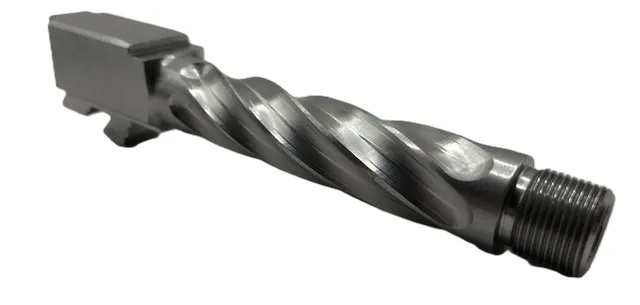 Glock 19 Threaded Barrel 9mm – Chunky Spiral Stainless