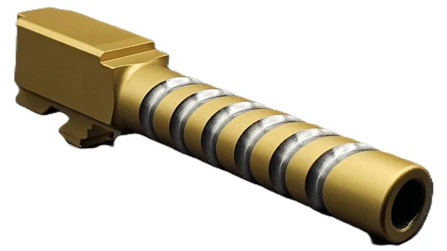 Glock 19 Barrel 9mm – Coil 2-Tone Gold