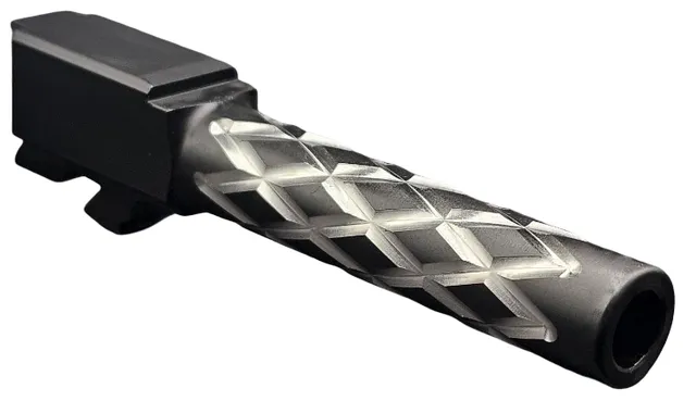 Glock 19 Barrel 9mm – Diamond Weave 2-Tone Black