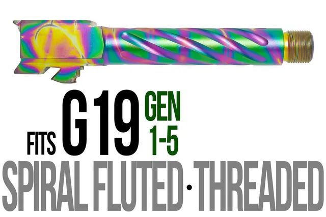 Glock 19 Threaded Barrel 9mm – Thick Spiral Python