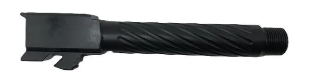 Glock 19 Threaded Barrel 9mm – Thin Spiral Black