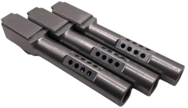 Glock 19 Barrel 9mm – Ported Stainless
