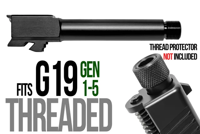Glock 19 Threaded Barrel 9mm – Black