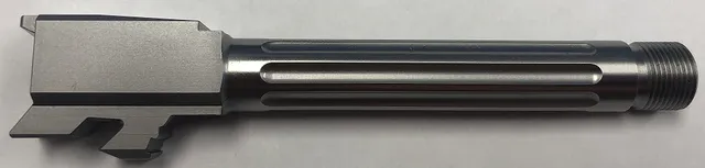 Glock 48 Threaded Barrel 9mm – Straight Fluted Stainless