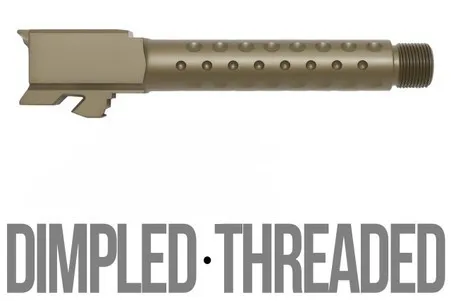 Ruger RXM Threaded Barrel 9mm – Golf Ball Dimpled Dark Earth