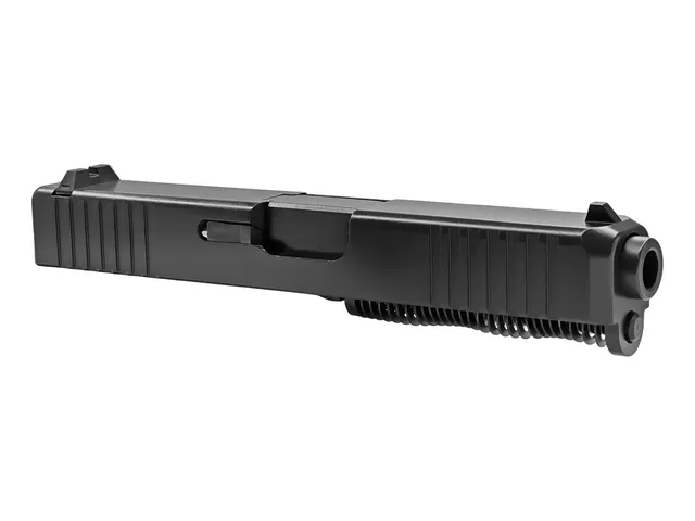 Glock 19 Slide – Black Nitride Assembled Tapered Nose