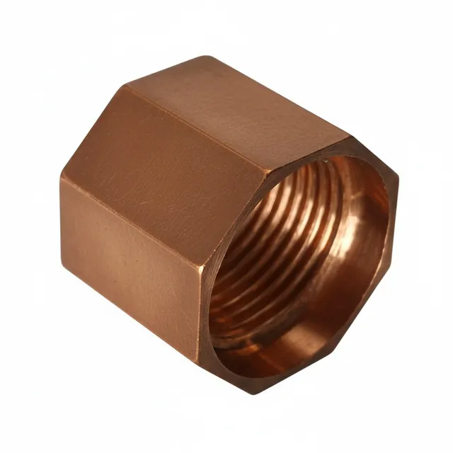 1/2x28 Thread Protector – Hex Copper