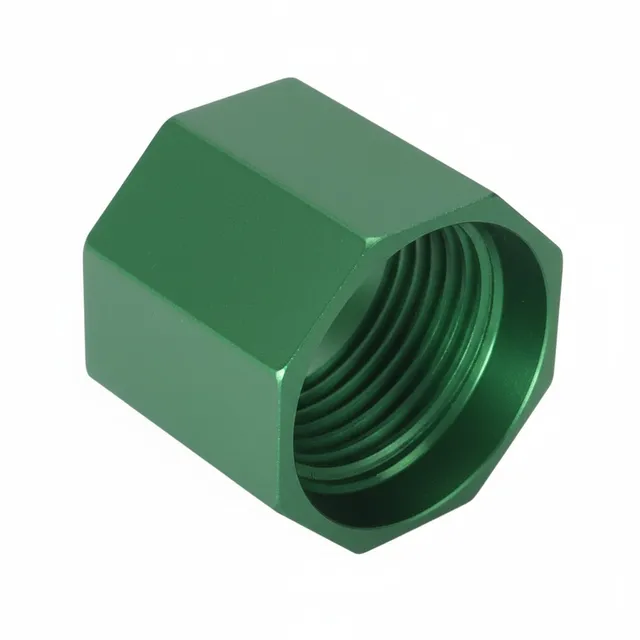 1/2x28 Thread Protector – Hex Radio Active Green