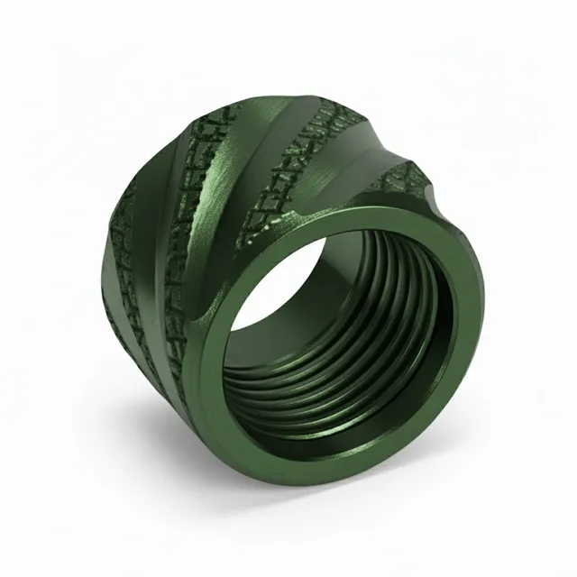 1/2x28 Thread Protector – Radio Active Green
