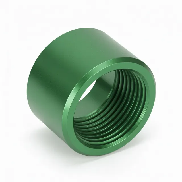 1/2x28 Thread Protector – Smooth Radio Active Green