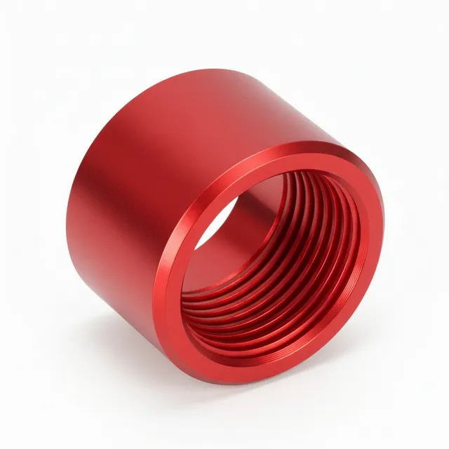 1/2x28 Thread Protector – Smooth Red