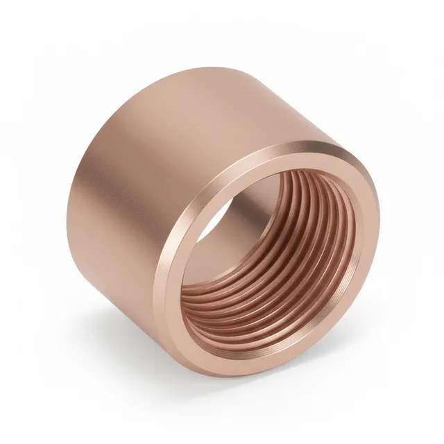 1/2x28 Thread Protector – Smooth Rose Gold