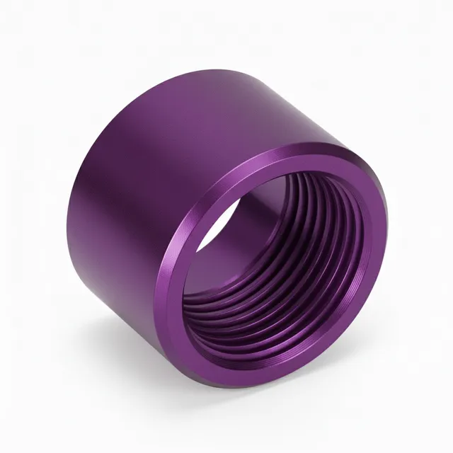 1/2x28 Thread Protector – Smooth Violet