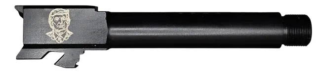 Donald Trump Logo Glock 19 Threaded Barrel 9mm – Black
