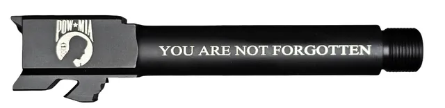 Pow Mia Logo Glock 19 Threaded Barrel 9mm – Black